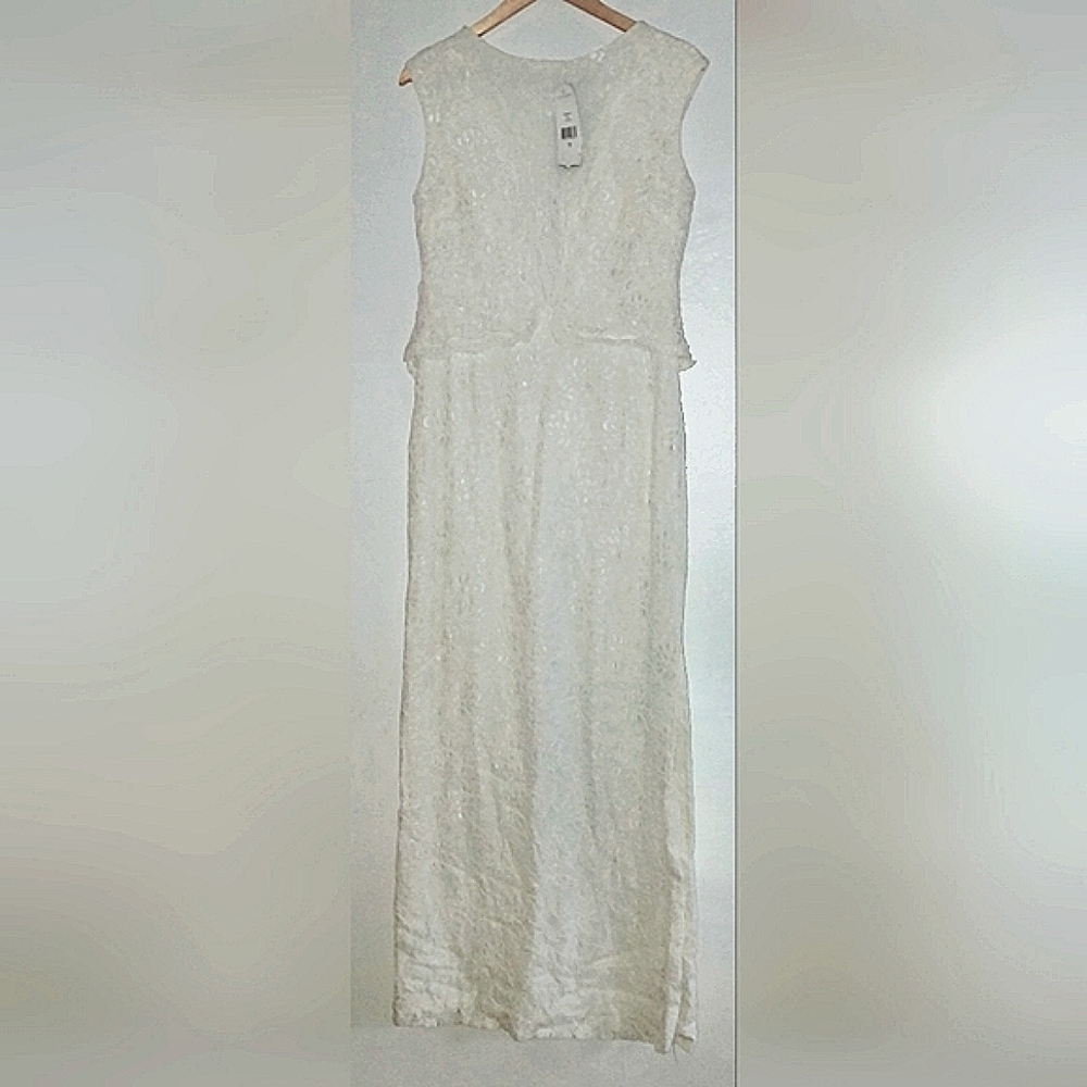 Ralph Lauren off-white ElegantLong Dress